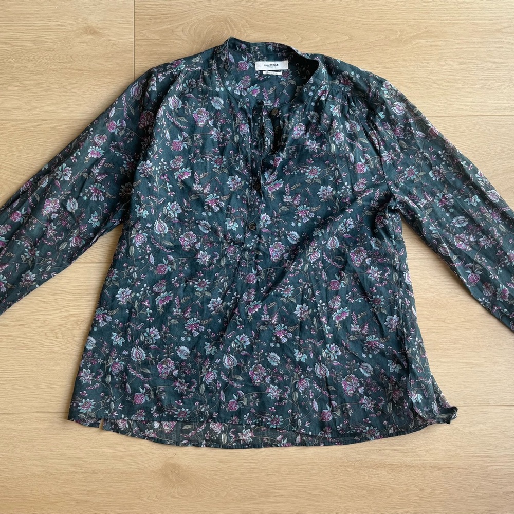 Isabel Marant Dark Floral Blouse